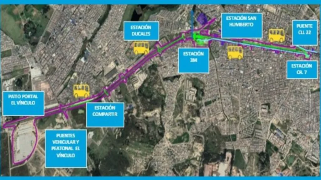 TransMilenio a Soacha registra un 64% de avance; el patio portal El Vínculo ya está culminado y el lote 2 roza el 97% de ejecución