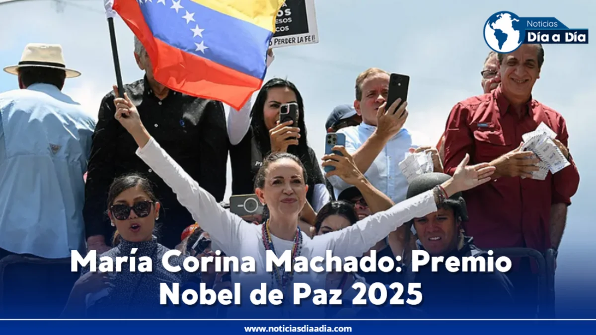 Nobel de Paz para la opositora venezolana María Corina Machado